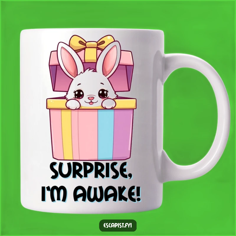 Funny Bunny Gift Box Mug: A Hilarious Surprise for Curious Souls and Bunny Lovers